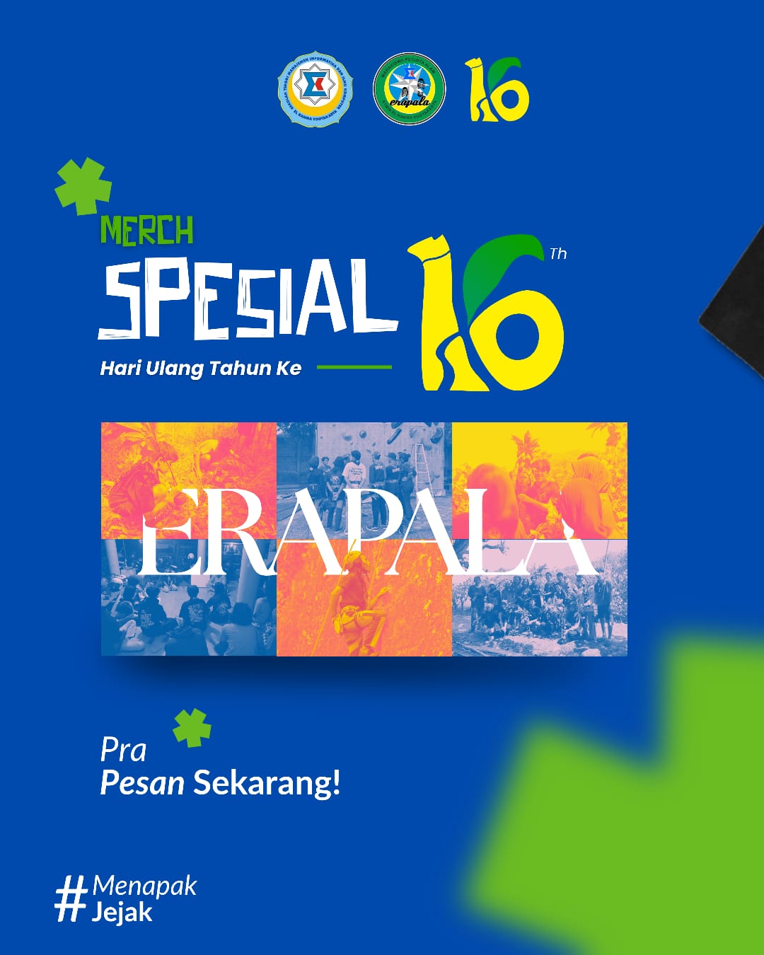 Kaos HUT Erapala ke-16
